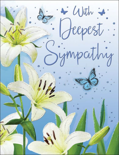 Picture of DEEPEST SYMPATHY CARD
